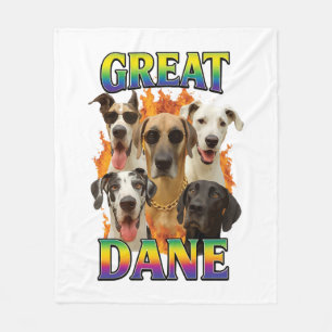 Great Dane Kopie Fleece Deken