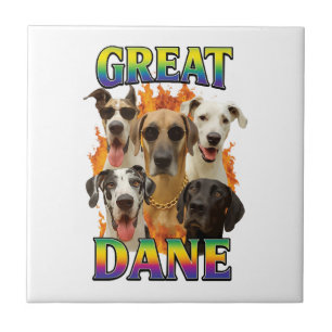 Great Dane Kopie Tegeltje