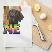 Great Dane-kopie Theedoek (Quarter Fold)