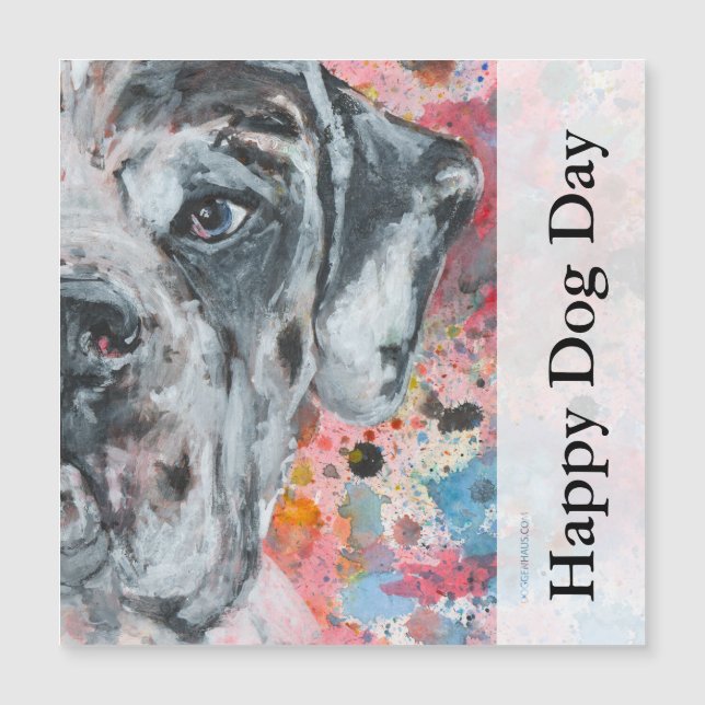 Great Dane kunst (Voorkant)