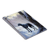 Great Dane Laat het Sneeuwen Kerstmis Notitieboek (Rechterzijde)