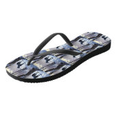 Great Dane Laat het Sneeuwen Kerstmis Teenslippers (Schuin)
