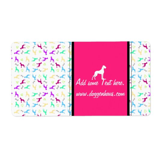 Great Dane label (Voorkant)