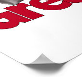 Great Dane Laid Back Black Poster (Hoek)