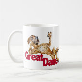 Great Dane Laid Back Brindle UC Koffiemok (Links)