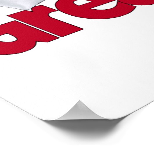 Great Dane Laid Back Harlequin Poster (Hoek)