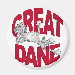 Great Dane Laid Back Merle UC Magneet