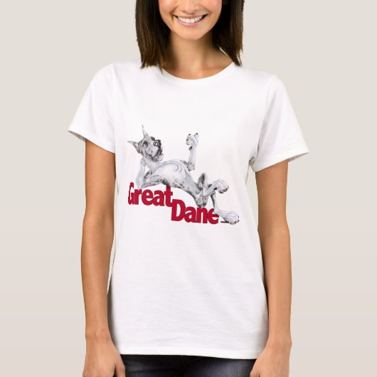 Great Dane Laid Back MerleB T-shirt (Voorkant)