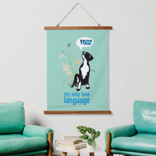 Great Dane liefdestaal Hangend Wandkleed