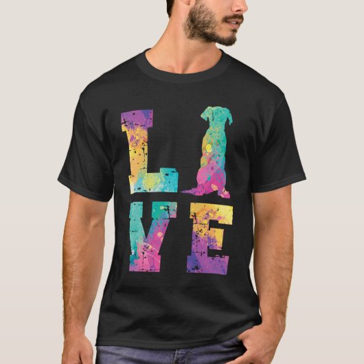 Great dane Love T-shirt (Voorkant)