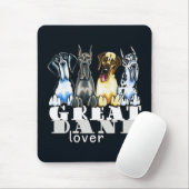 Great Dane Lover Muismat (Met muis)