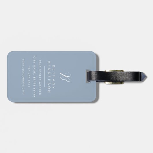 Great Dane Luggage Tag Bagagelabel (Achterkant horizontaal)