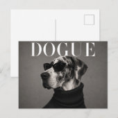 Great Dane Luxe Haute Couture Briefkaart (Voorkant / Achterkant)