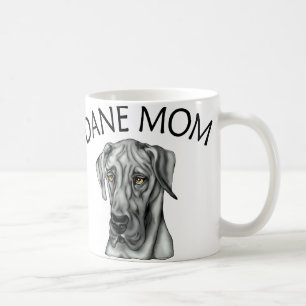 Great Dane Ma Black UC Koffiemok