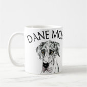 Great Dane Ma Harlequin UC Koffiemok (Links)