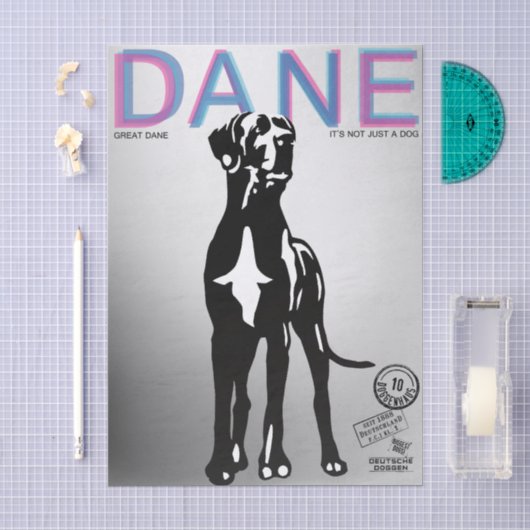 Great Dane Magazine Tissuepapier (Craft)