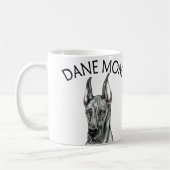 Great Dane Mam Black Koffiemok (Links)
