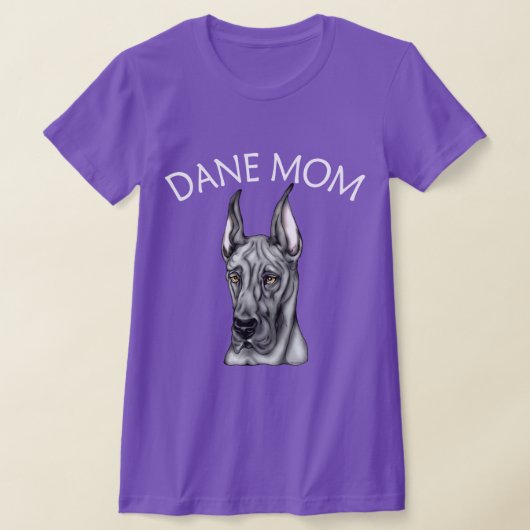 Great Dane Mam Black T-shirt (Laagn)