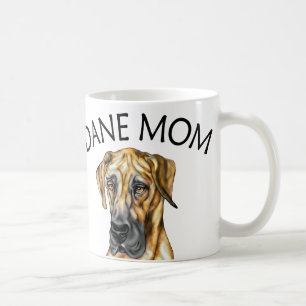 Great Dane Mam Brindle UC Koffiemok