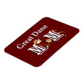 Great Dane Mam Gifts Magneet (Linkerzijde)
