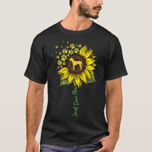 Great Dane Mam Sunflower Great Dane Lover Gifts Do T-shirt