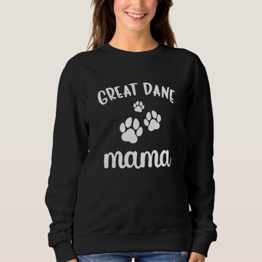 Great Dane Mama Cute Dog Trui (Voorkant)