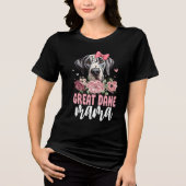 Great Dane Mama Tri-Blend Shirt (Voorkant)