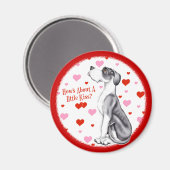 Great Dane Mantle UC Kiss Magnet (Voorkant / Achterkant)