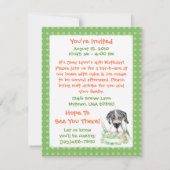 Great Dane Merle UC Birthday Cake Kaart (Achterkant)