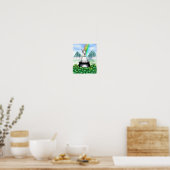 Great Dane MerleB Pot O Gold Poster (Keuken)