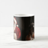 Great Dane met Kerstman Festive Kerstmis Koffiemok (Center)