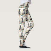 Great Dane met Pasen Eieren Leggings (Rechts)