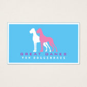 Great Dane minimale schoonheid Visitekaartje (Voorkant)