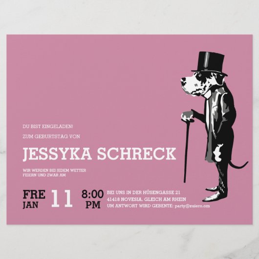 Great Dane Mister Alf Flyer (Voorkant)