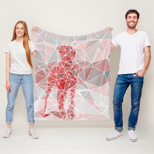 Great Dane Modern Fleece Deken (In situ)