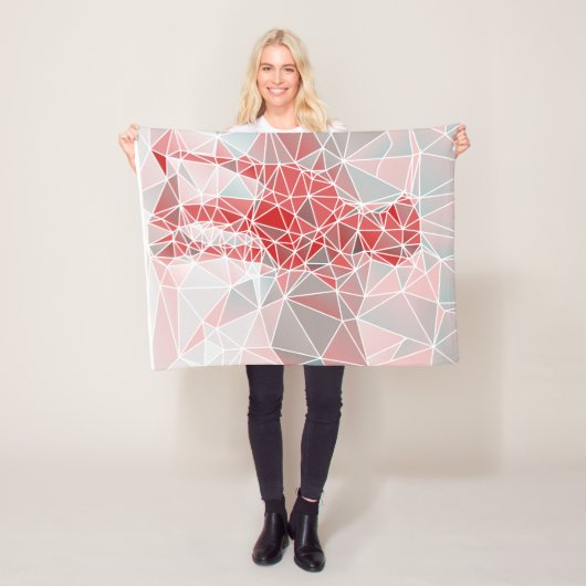 Great Dane Modern Fleece Deken (In situ)