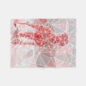 Great Dane Modern Fleece Deken (Voorkant (Horizontaal))