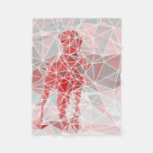 Great Dane Modern Fleece Deken (Voorkant)