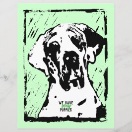 Great Dane moderne briefpapier