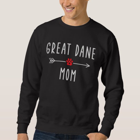 Great Dane Mom  Womens Great Dane Dog   Mama Trui (Voorkant)