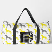 Great Dane Monogram Reisetas Plunjezak (Voorkant)