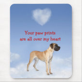 Great Dane Mousepad Muismat (Voorkant)