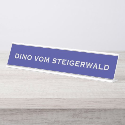 Great Dane naam Bureau Naambordje (Voorkant)