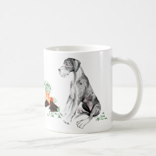 Great Dane Naughty Pup MerleB UC Koffiemok
