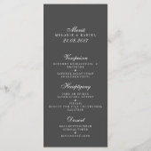 Great Dane Nose Menue Kaarten (Achterkant)