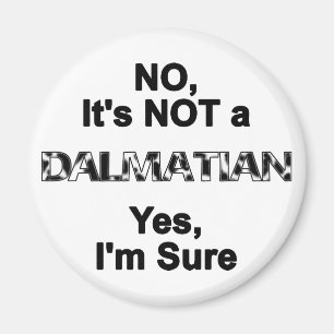 Great Dane NOT a Dalmatian Magneet