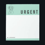 Great Dane Notitieblok<br><div class="desc">This block has 40 sides,  on everyone is a multicolored Dogge in many colors. Can be overwritten and fits in each Doggen household.</div>