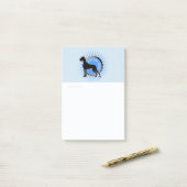 Great Dane-notities Post-it® Notes (Op bureau)
