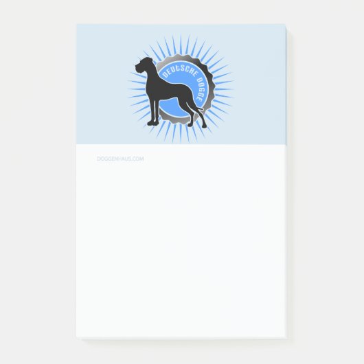 Great Dane-notities Post-it® Notes (Voorkant)