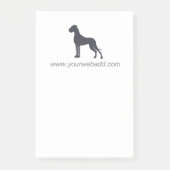 Great Dane-notities Post-it® Notes (Voorkant)